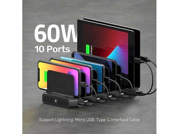 Unitek 10-Port USB Charging Station