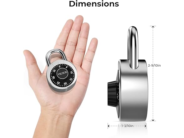 VIUIOE Dial Combination Lock