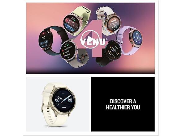 Garmin Venu 4 Smartwatch - Lunar Gold