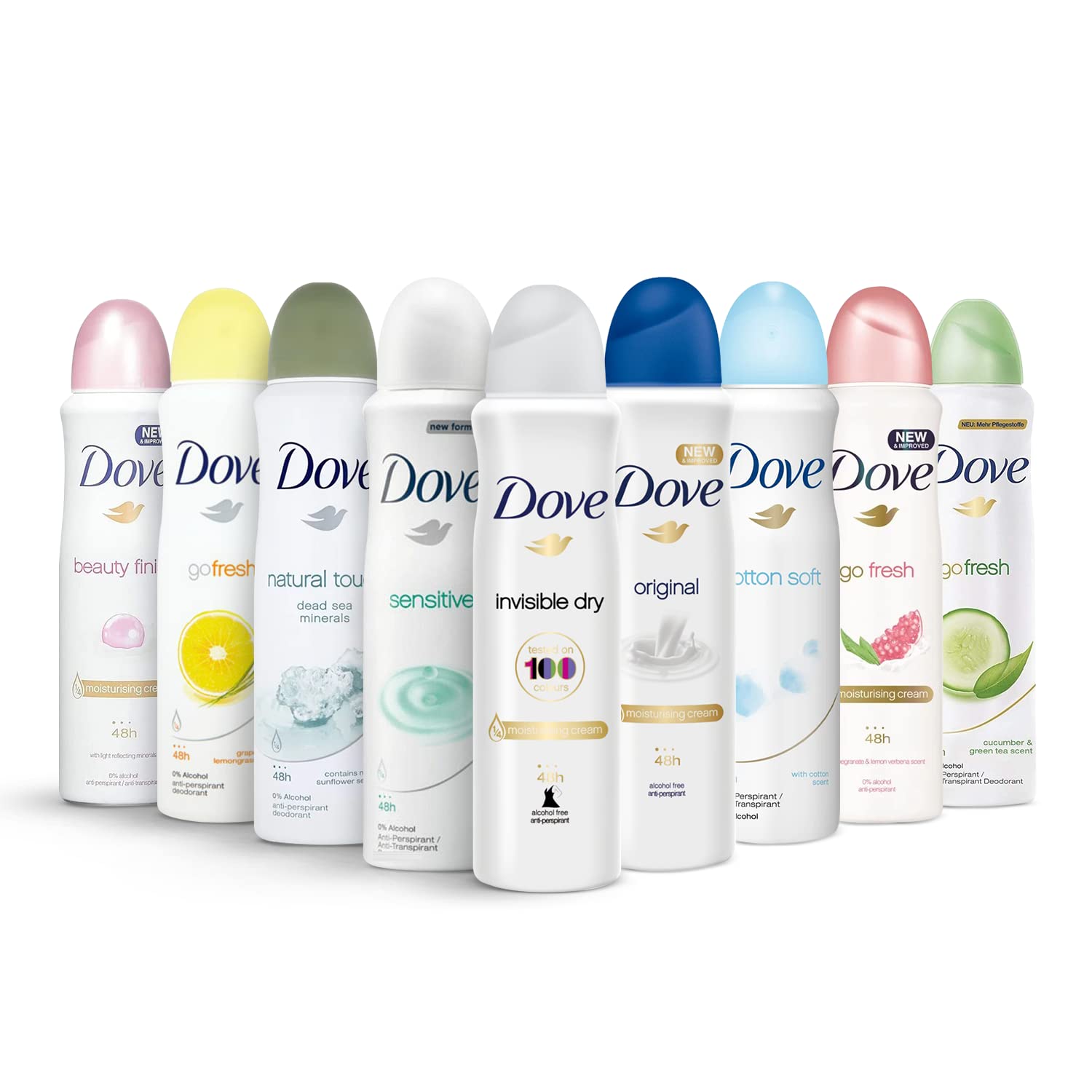(10 Pack) Dove Deodorant Spray - Gallery 2