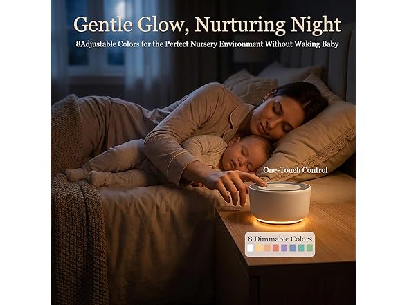 White Noise Machine with Night Light