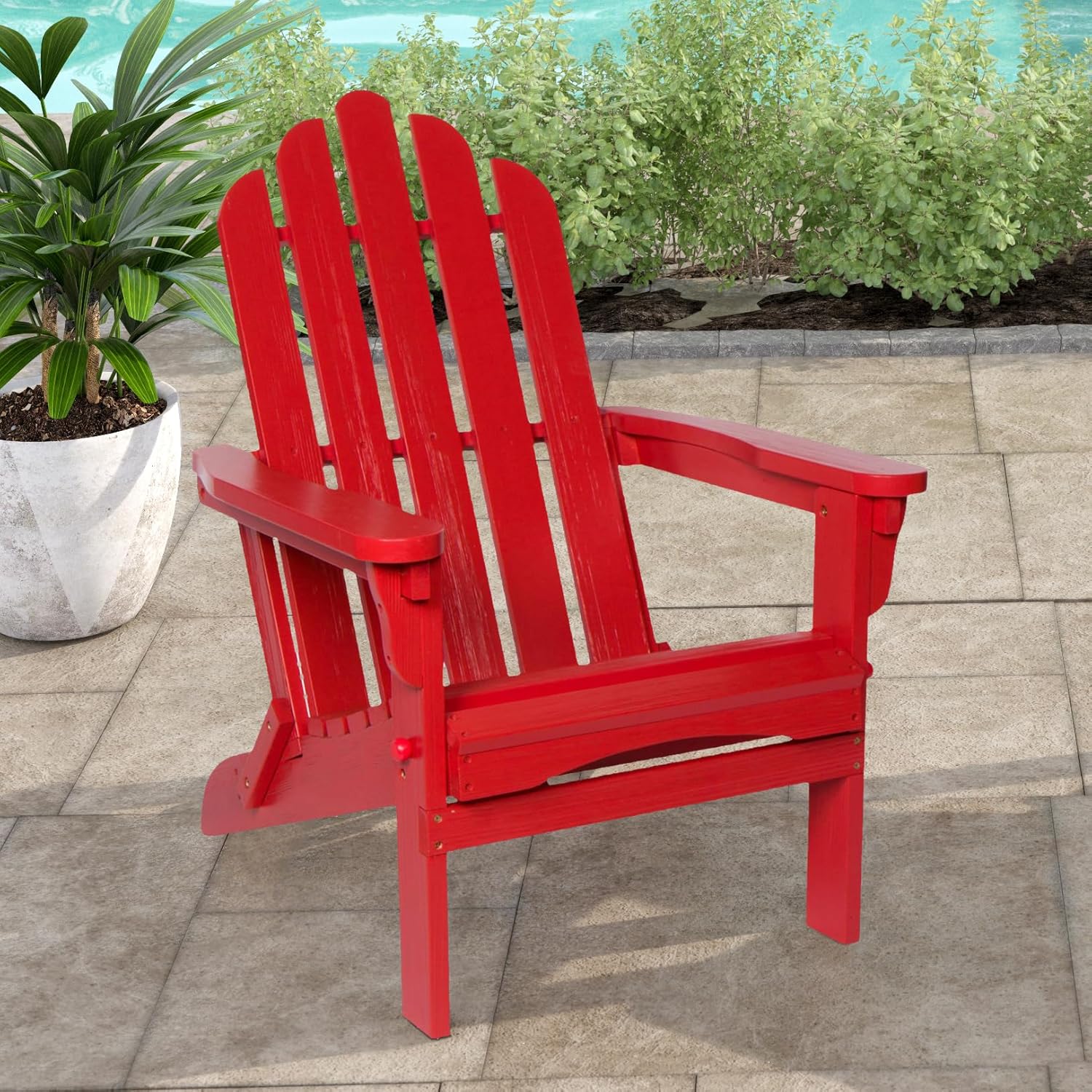 Shine Company Marina II Folding Adirondack Chair - Gallery 10