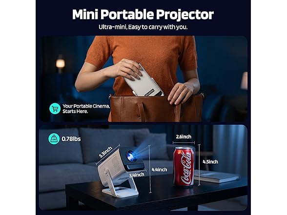 Kvoruaeliax Mini Projector | 1080P