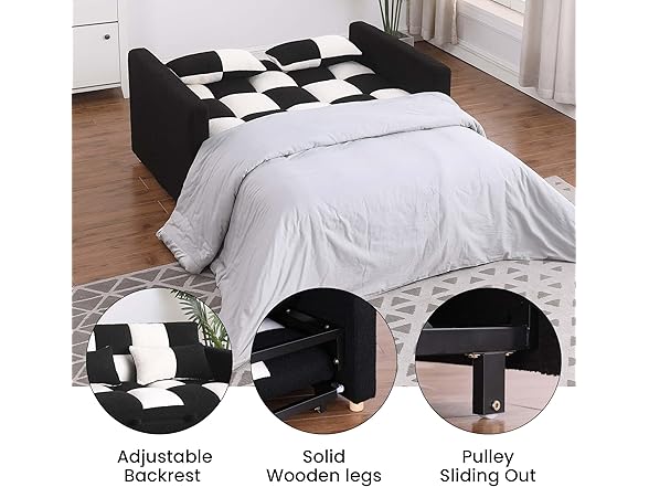 SumKea Loveseat Sleeper Sofa Bed
