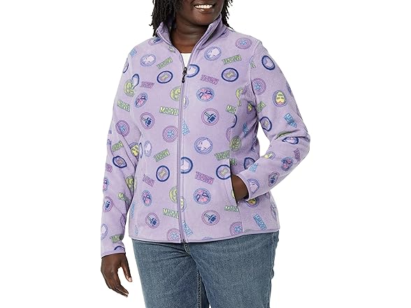 AE Womens Polar Fleece FullZip Mock Jkt