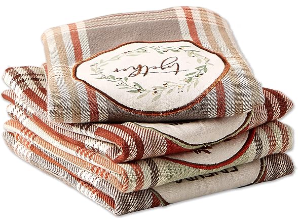 DII Thanksgiving Fall Kitchen Towels