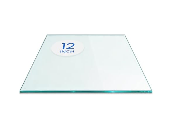 Dulles Glass Dulles Glass 12 inch Square Glass Table
