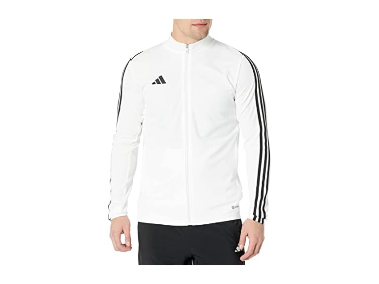 adidas Men's Size Tiro 23 League Training Jacket, White, XX-Large/Tall + 3"