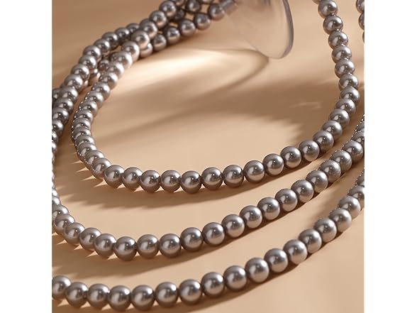 WELLKAGE Long Pearl Necklace 1920s