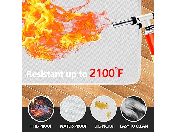 Generic 2PCS Heat Resistant Mats