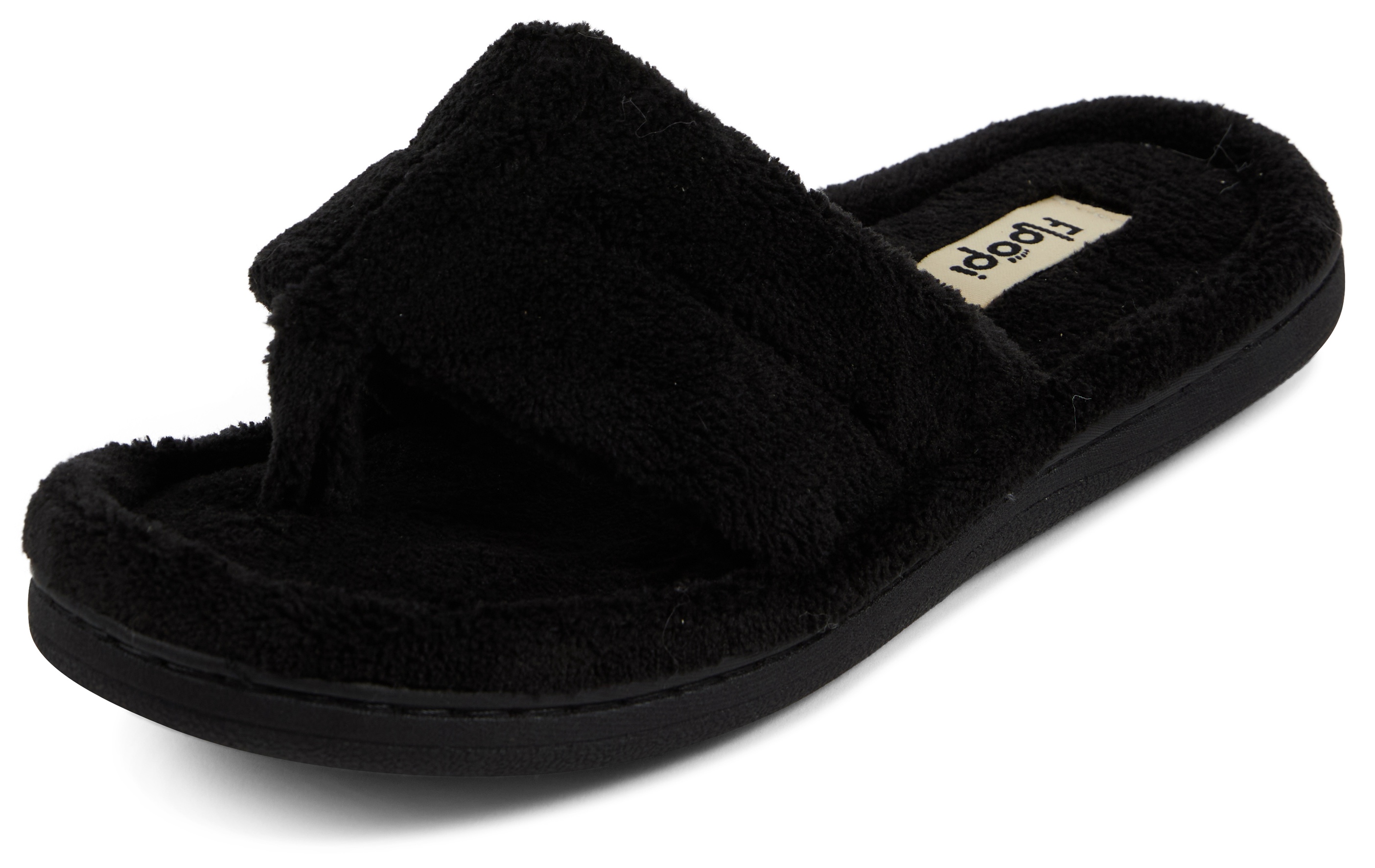 Floopi Womens French Terry Thong Slipper - Gallery 18