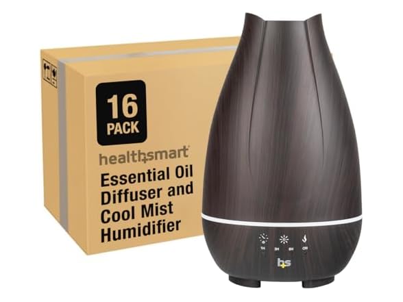 HealthSmart 500ML Oil Diffuser Brown