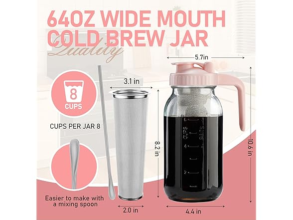 Miradexic Cold Brew Coffee Maker