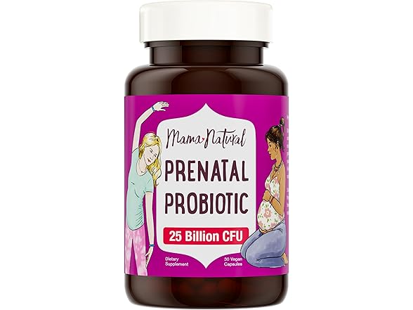 Mama Natural Prenatal Probiotics 25 Billion CFU