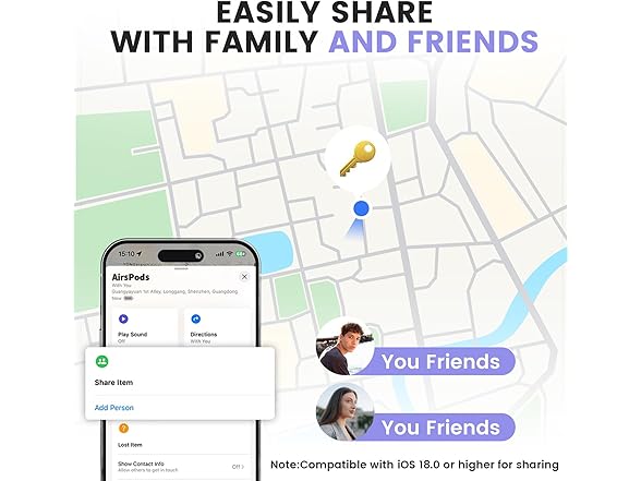 (4 Pack) Air Tracker Tag