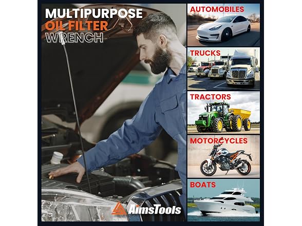 AIMSTOOLS Oil Filter Wrench for 5-5/32