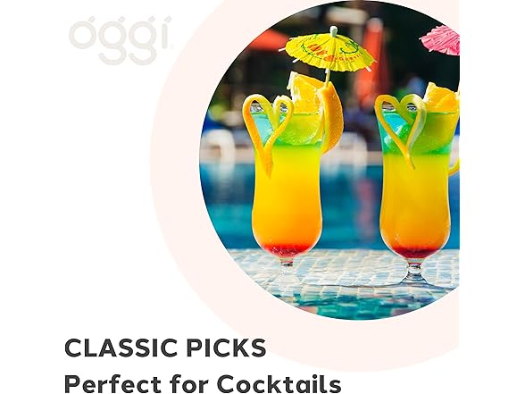 OGGI Cocktail Umbrellas 20pc