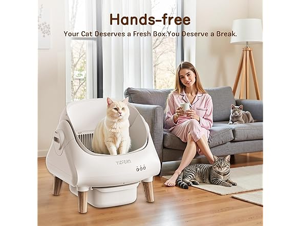 YIZFERN BC5876260161812 Self Cleaning Litter Box
