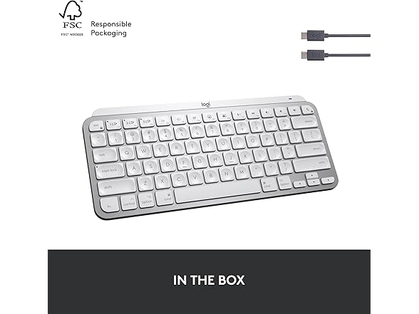 Logitech MX Keys Mini for Mac Minimalist Wireless Keyboard, (Open Box)