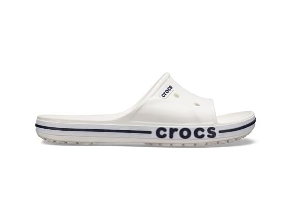 Crocs Bayaband Unisex Slide White/Navy