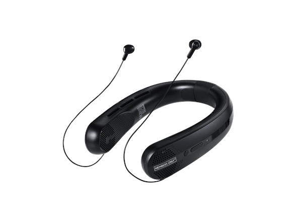 Neckfan with Earbuds