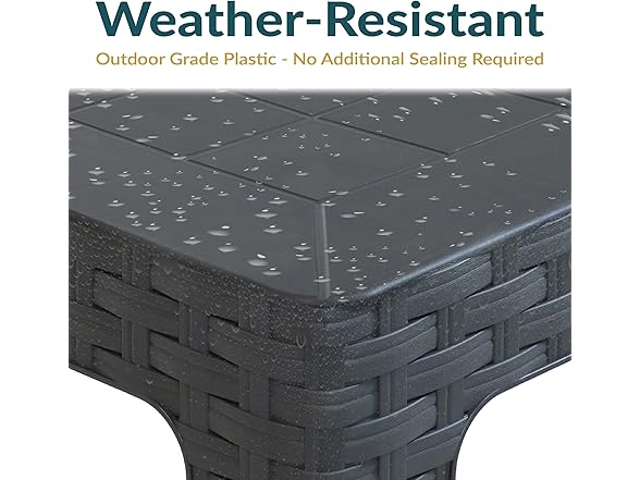 Sunnydaze Adirondack Small Outdoor Side Table