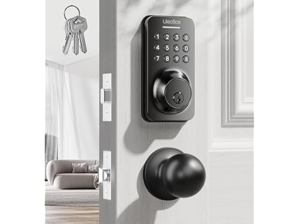 Ulecoce Keyless Entry Door Lock with Handle