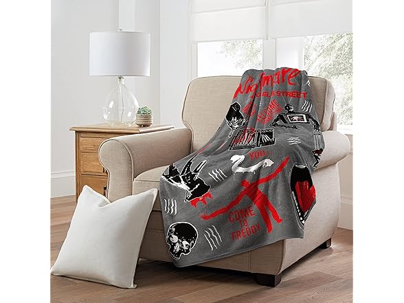 Northwest Nightmare on Elm Street Micro Raschel Blanket