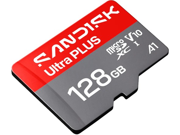 SanDisk Ultra PLUS 128GB microSD UHS-I Card