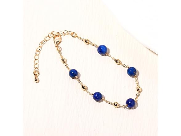 Xfoxstal Crystal Bracelets Lapis 14k