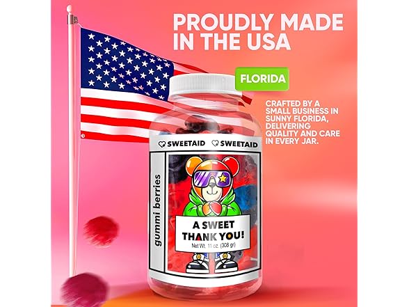 Sweet Aid Jar w/Gummies Gift