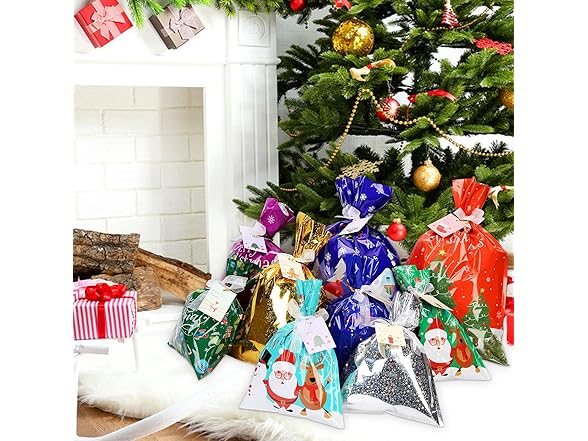 Lumiparty Christmas Gift Bags - 36Pcs in 3 Sizes
