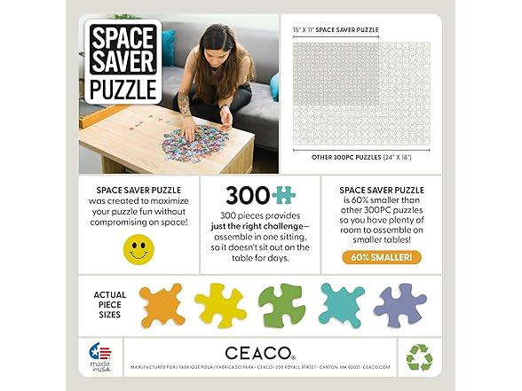 Mystic Moth Lady 300Pc Space Saver Puzzle