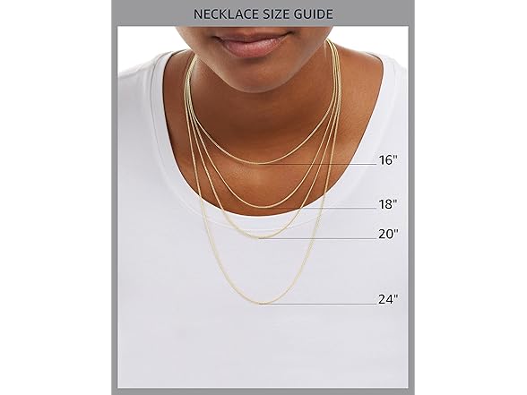 Amazon Essentials Yellow 23K Gold Plated Necklace
