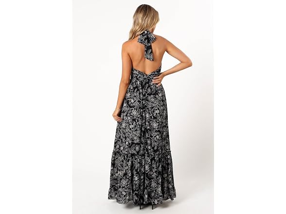 Petal & Pup (XS) Lennon Halterneck Maxi Dress