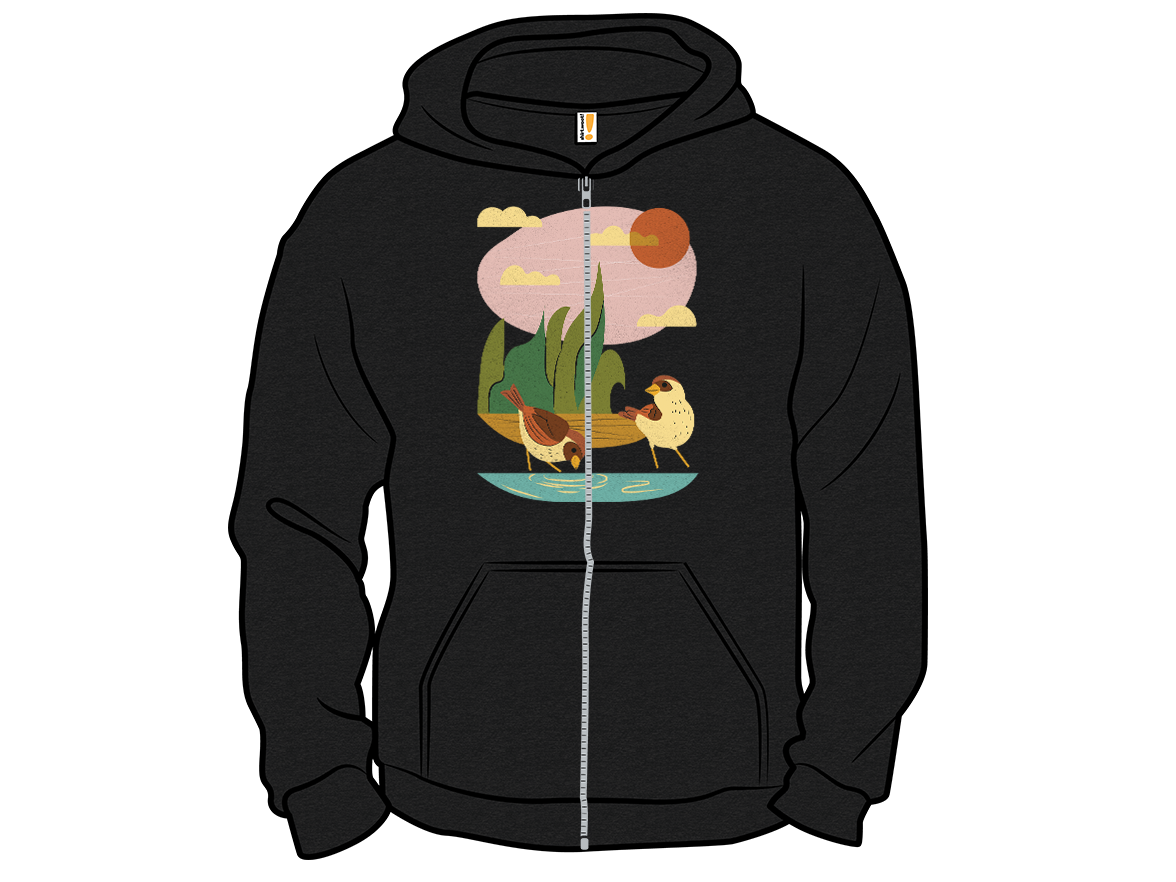 Birds Drinking Water - Gallery 14