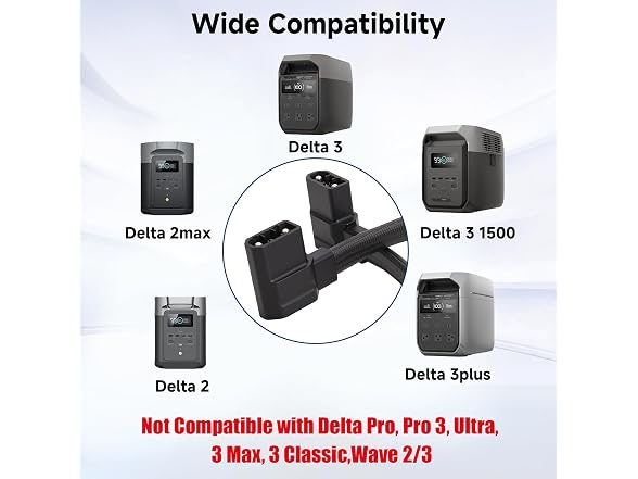 ChuNiQ Battery Cable EcoFlow Delta 2&3