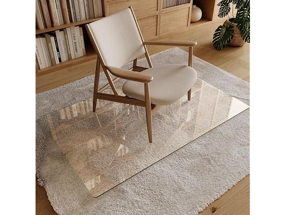 Koonmi Glass Chair Mat 30"x48"