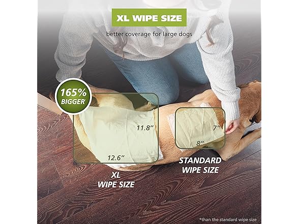 Wahl Refresh Massive Dog Wipes for Clean