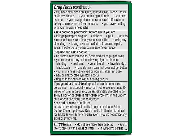 Excedrin Excedrin Migraine Caplets, 24ct