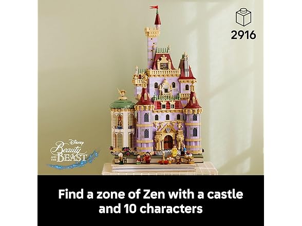 LEGO Disney Princess Beauty and The Beast Castle Building Set