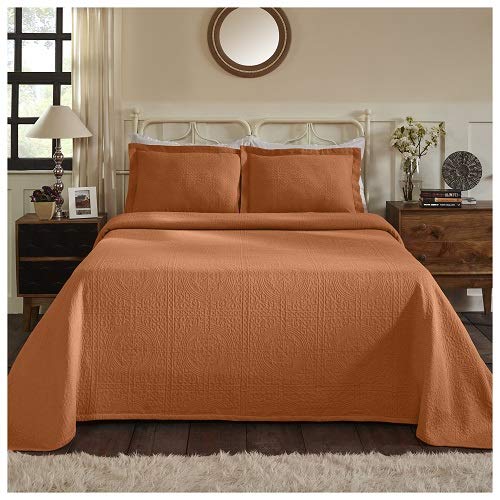 Superior 100% Cotton Medallion Bedspread with Shams - Gallery 16