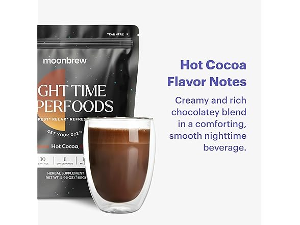 MoonBrew Magnesium Cocoa, 30srv