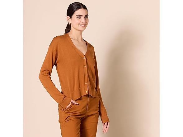 Amazon Essentials Womens Cropped Cardigan