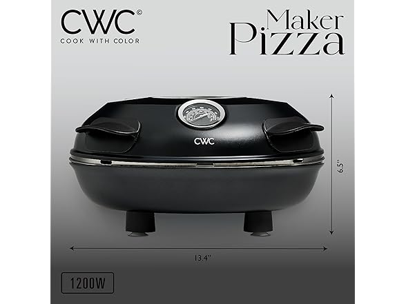 Cook With Color Electric Indoor Pizza Oven