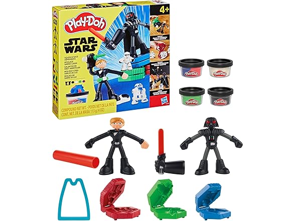 Play-Doh Star Wars Squish & Slice Lightsabers 