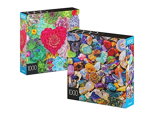 $9.99, Was $15.99, 37% Off! 2-Pack of 1000-Piece Jigsaw Puzzles dealfomo