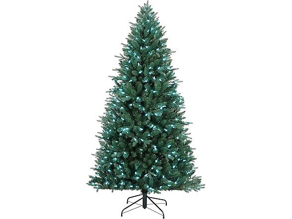 Alexa Compatible Smart Home Pre-Lit Artificial Christmas Tree