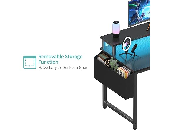Lufeiya 40in Gaming Desk LED Monitor