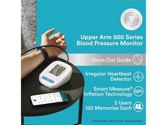 Homedics 500 Series Bluetooth BP Monitor